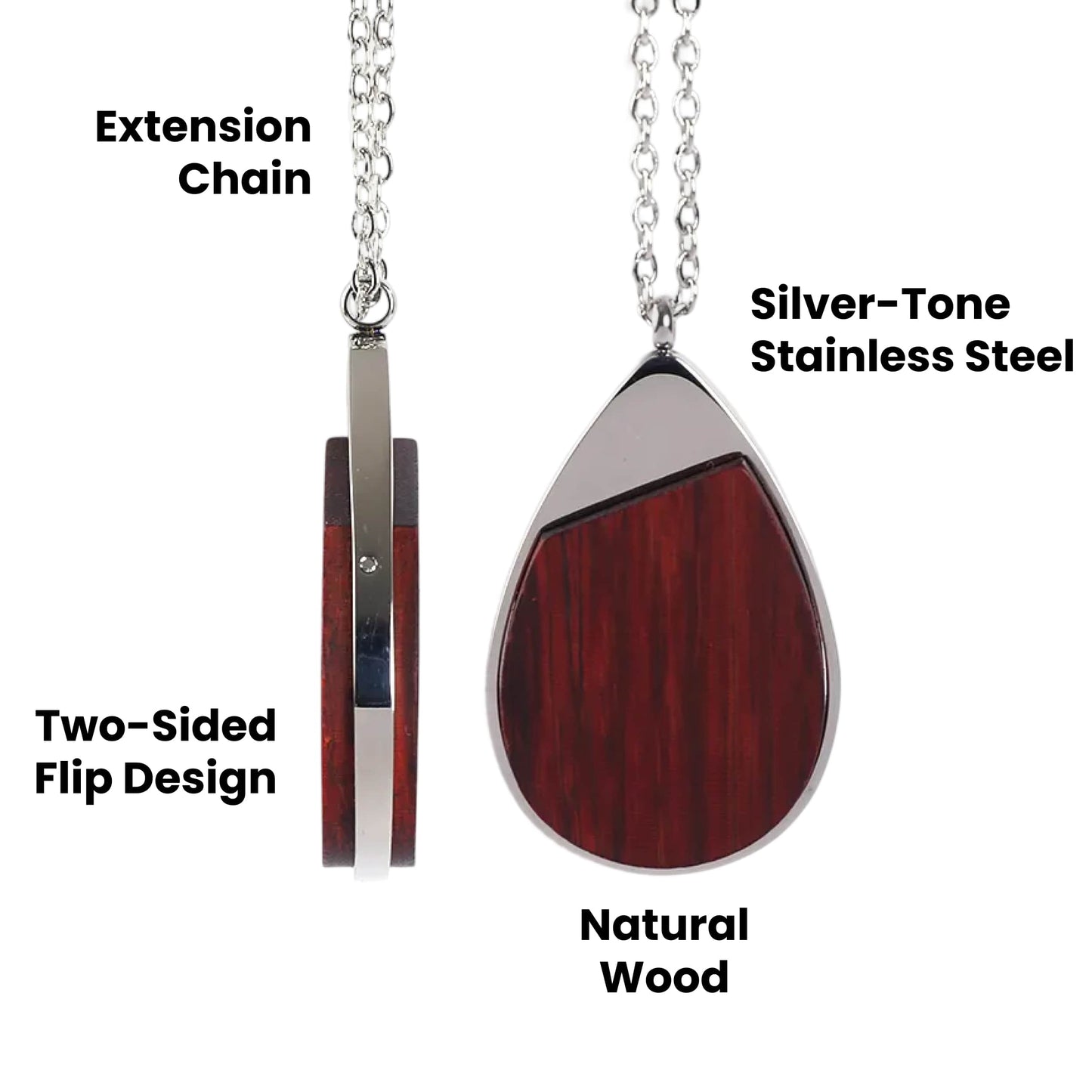Wood Pendant Necklace