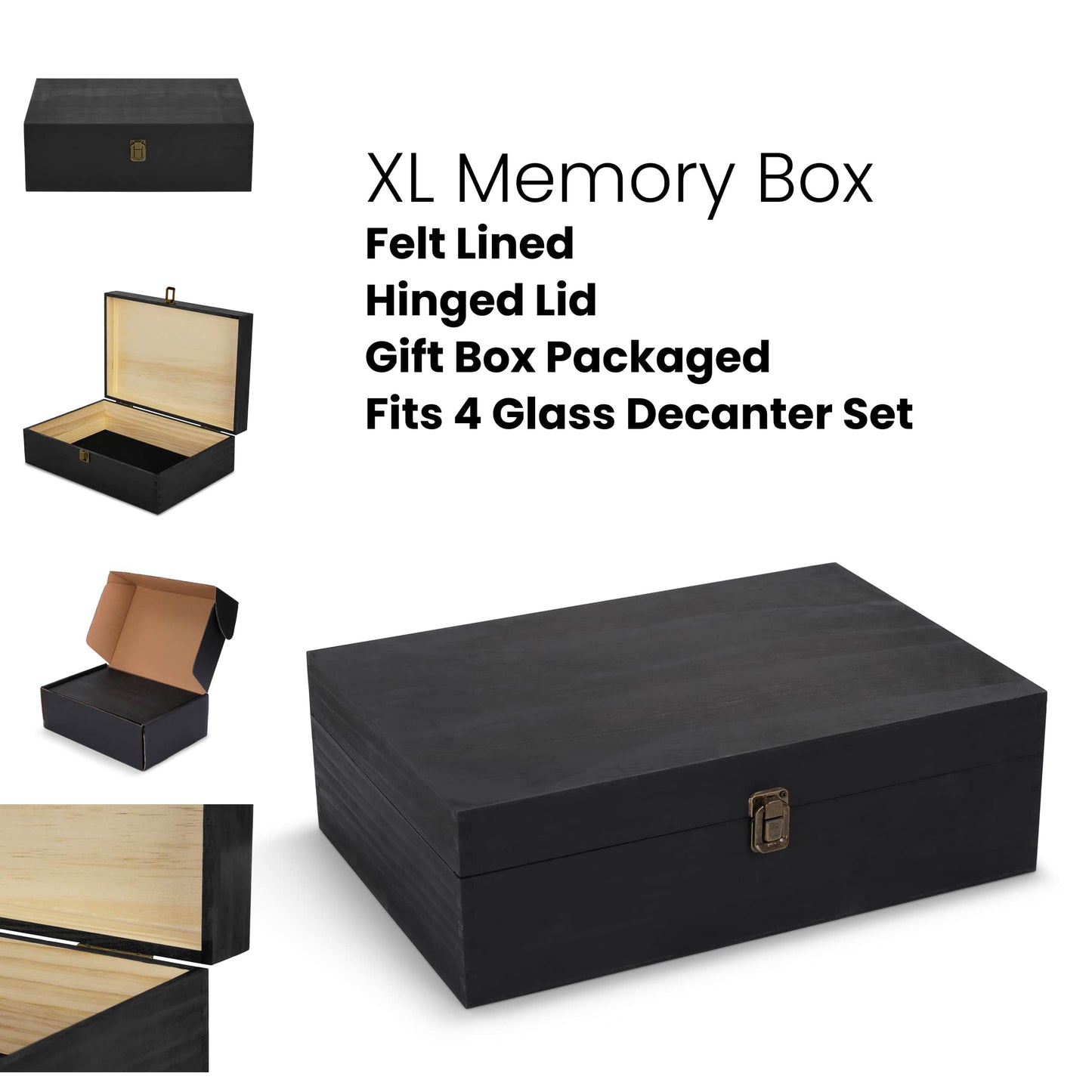 Wood Memory Boxes, XL