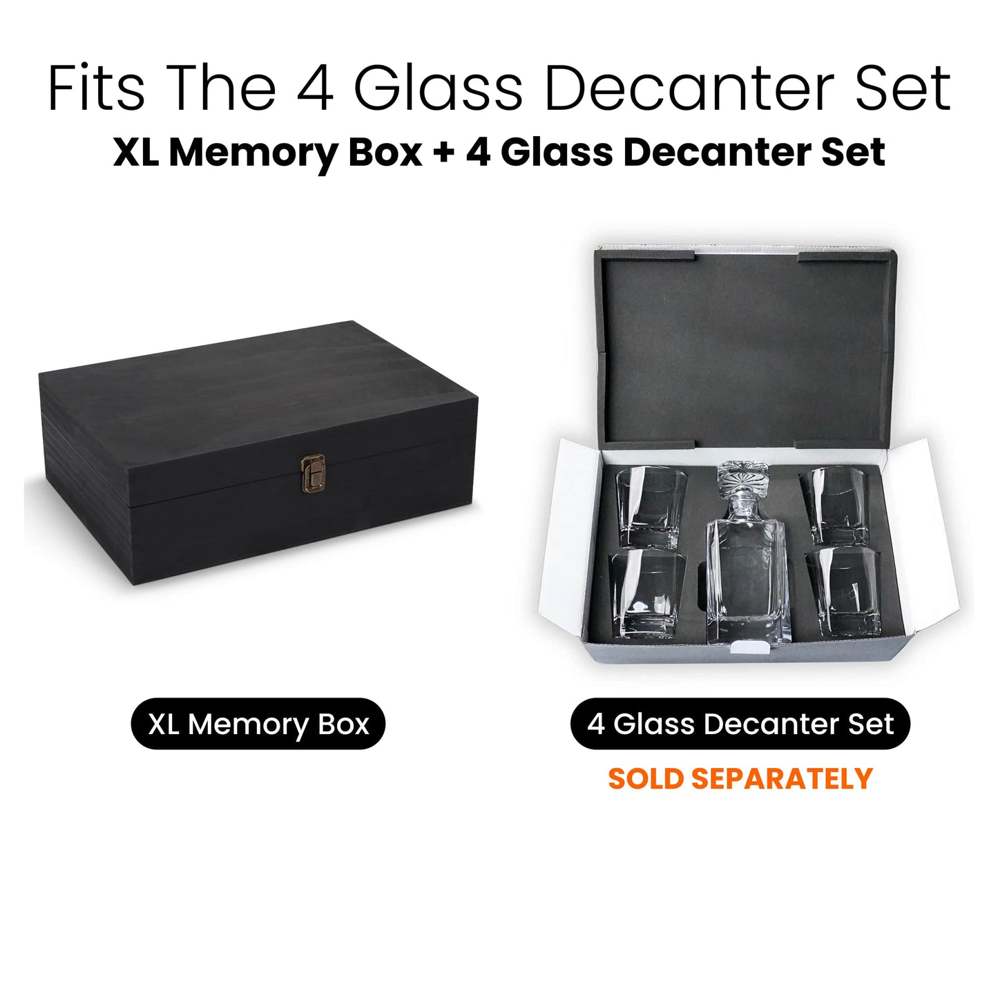 Wood Memory Boxes, XL