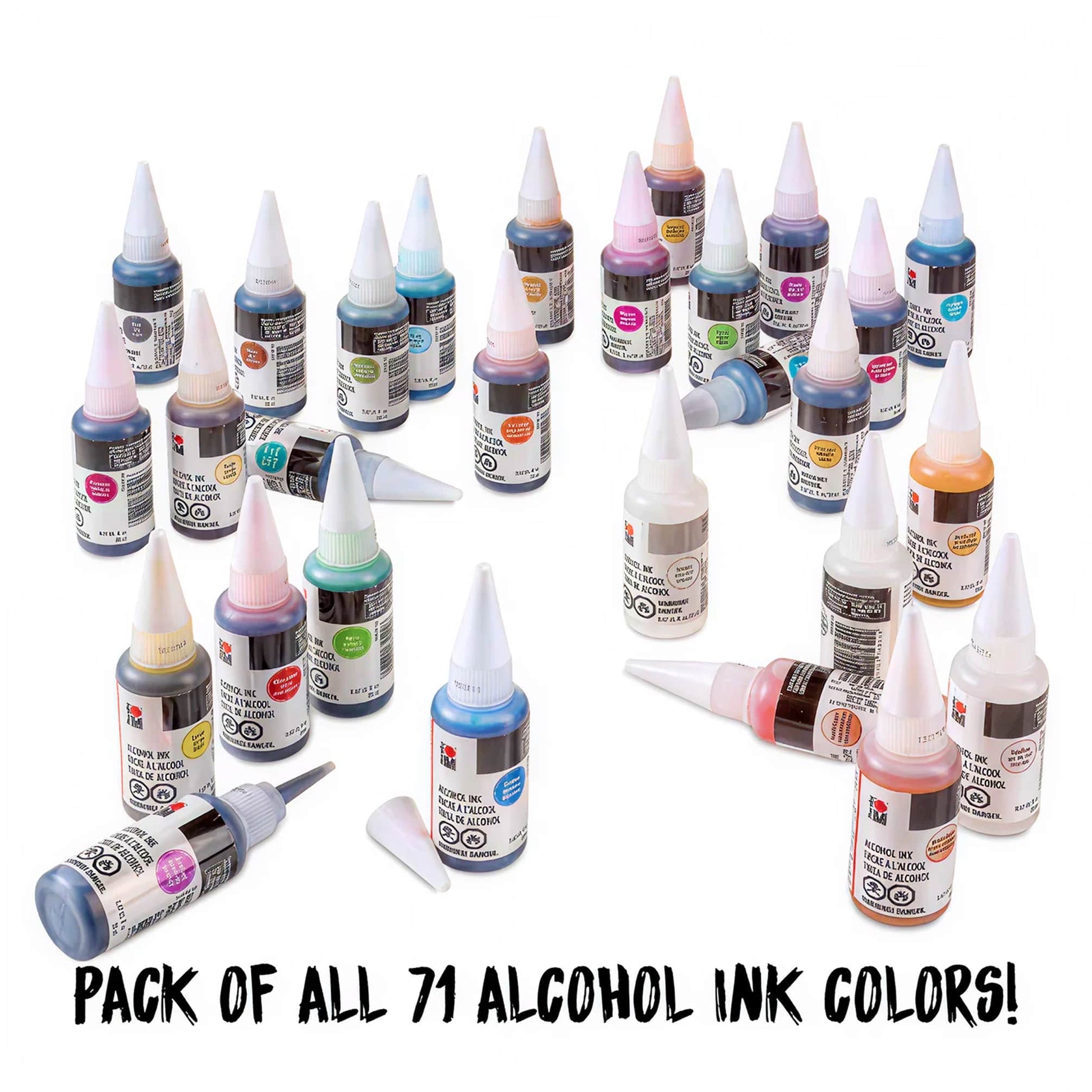 marabu alcohol ink set, 71 colors