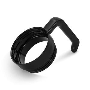 black tumbler handle