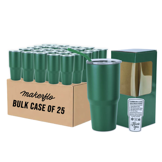 bulk 30oz tumbler, green