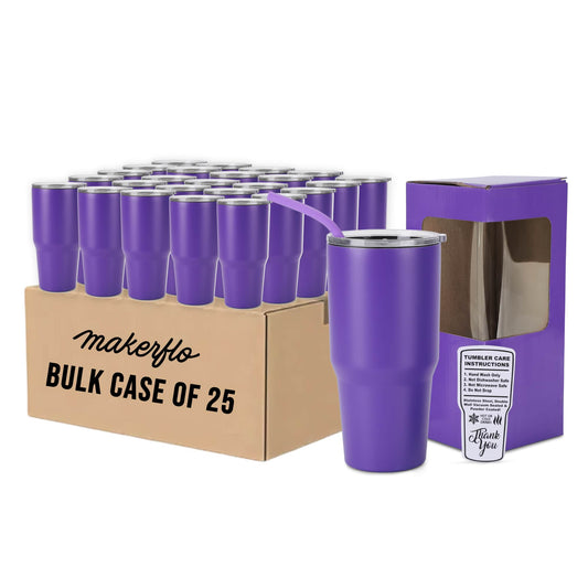 bulk 30oz tumbler, purple