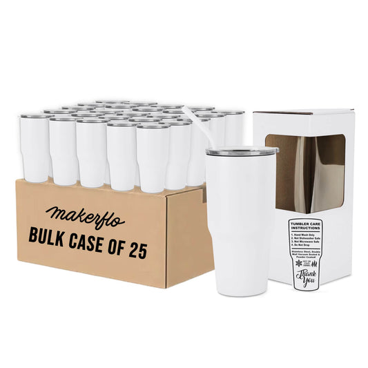 bulk 30oz tumbler, white