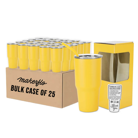 bulk 30oz tumbler, yellow