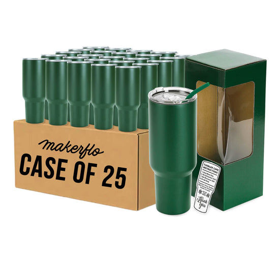 bulk 40oz tumbler, green