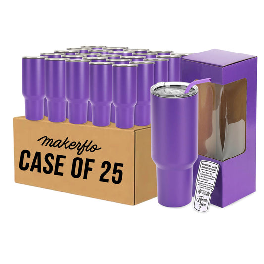 bulk 40oz tumbler, purple