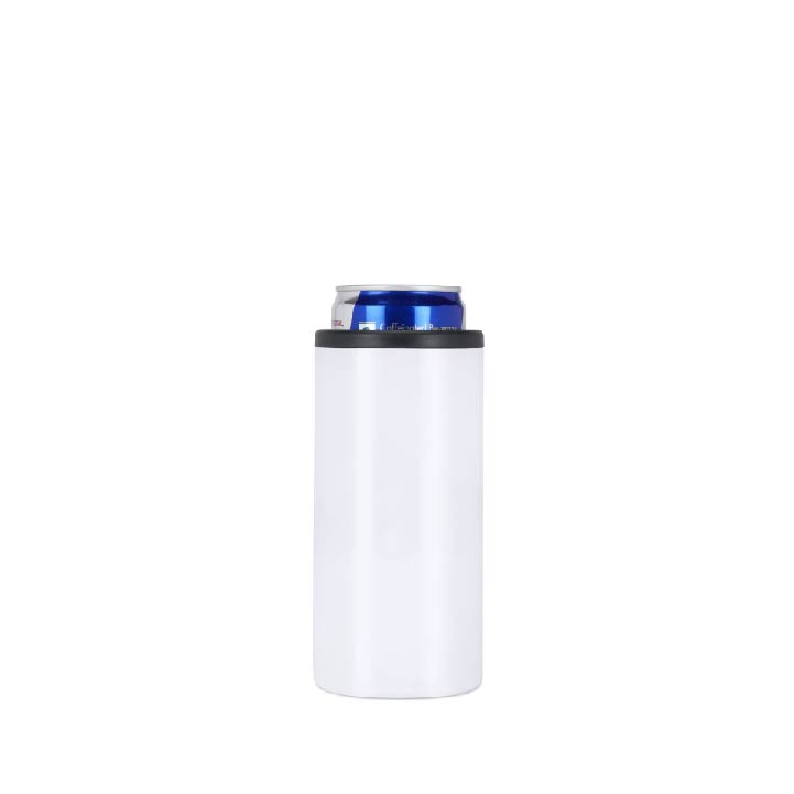 slim can cooler holding slim can