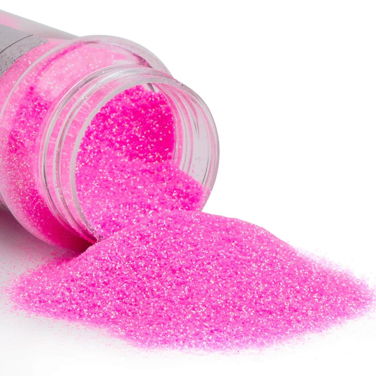 pink glitter fine, poppin pink