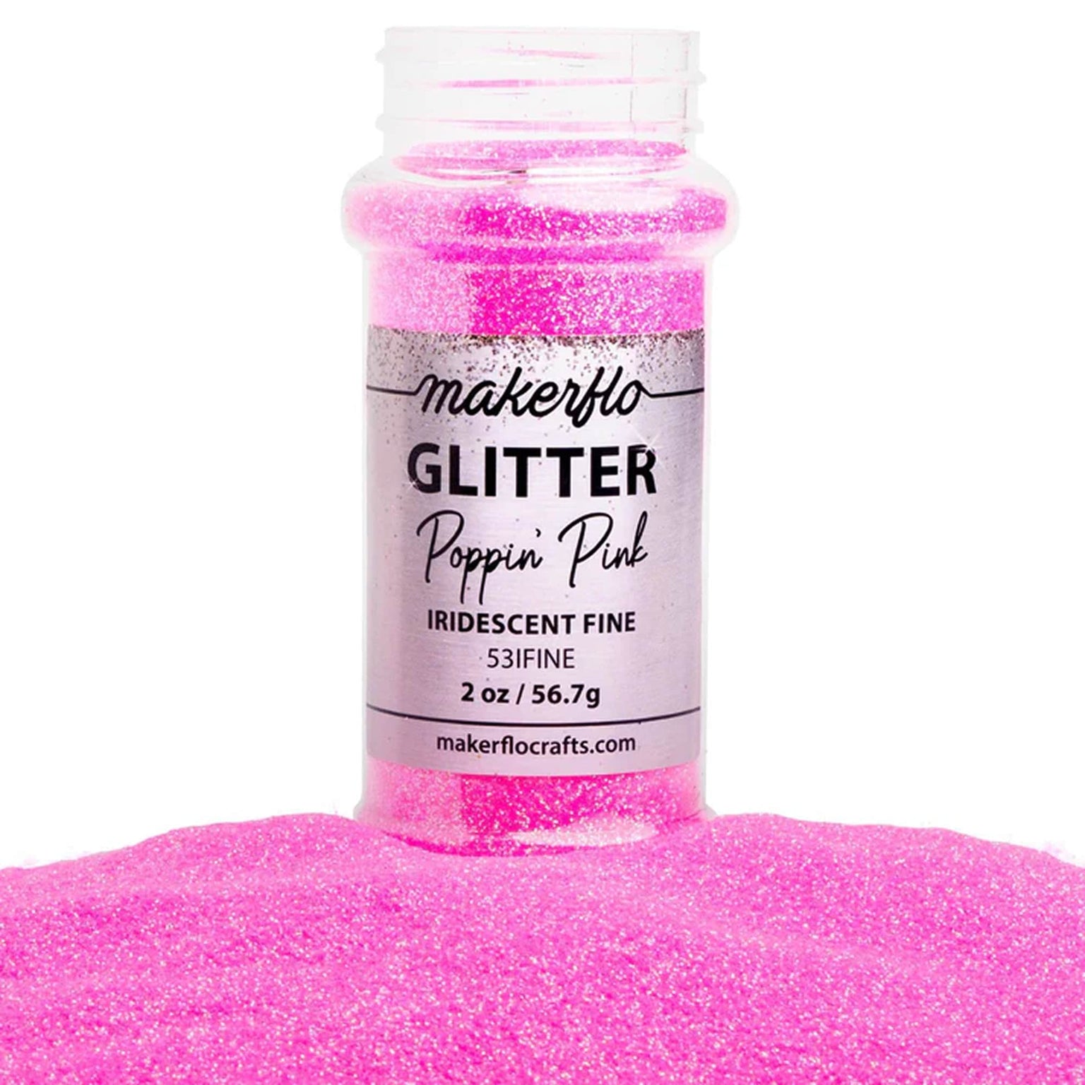 pink glitter, iridescent fine glitter