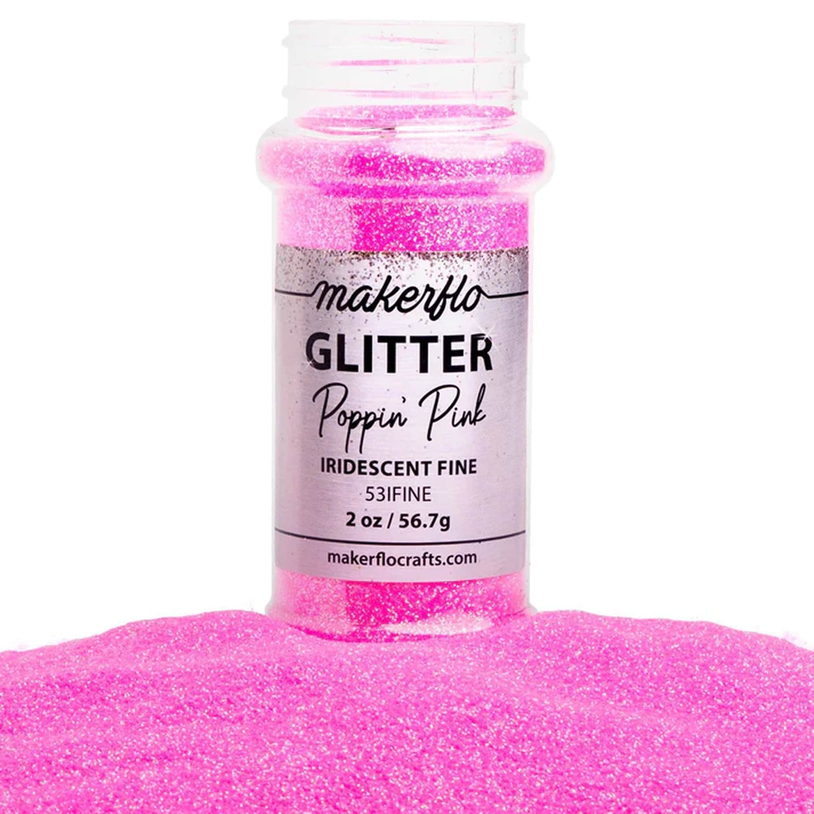 pink glitter, iridescent fine glitter