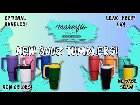 30oz tumbler video