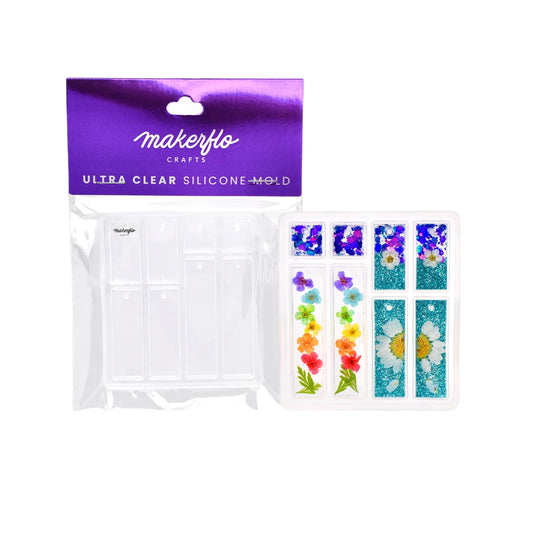 jewelry resin tray, rectangle drop for earrings