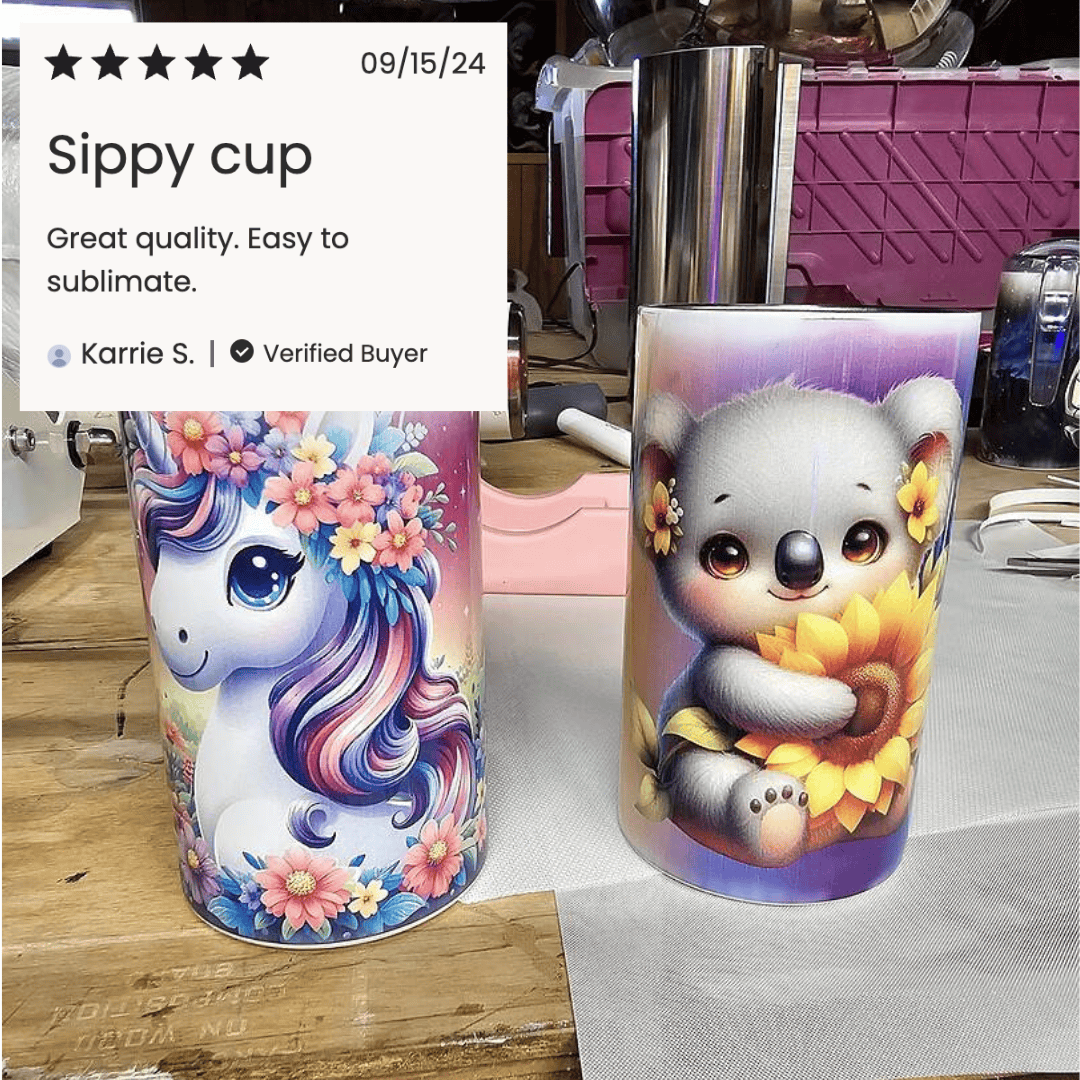sublimation sippy cup, featured review