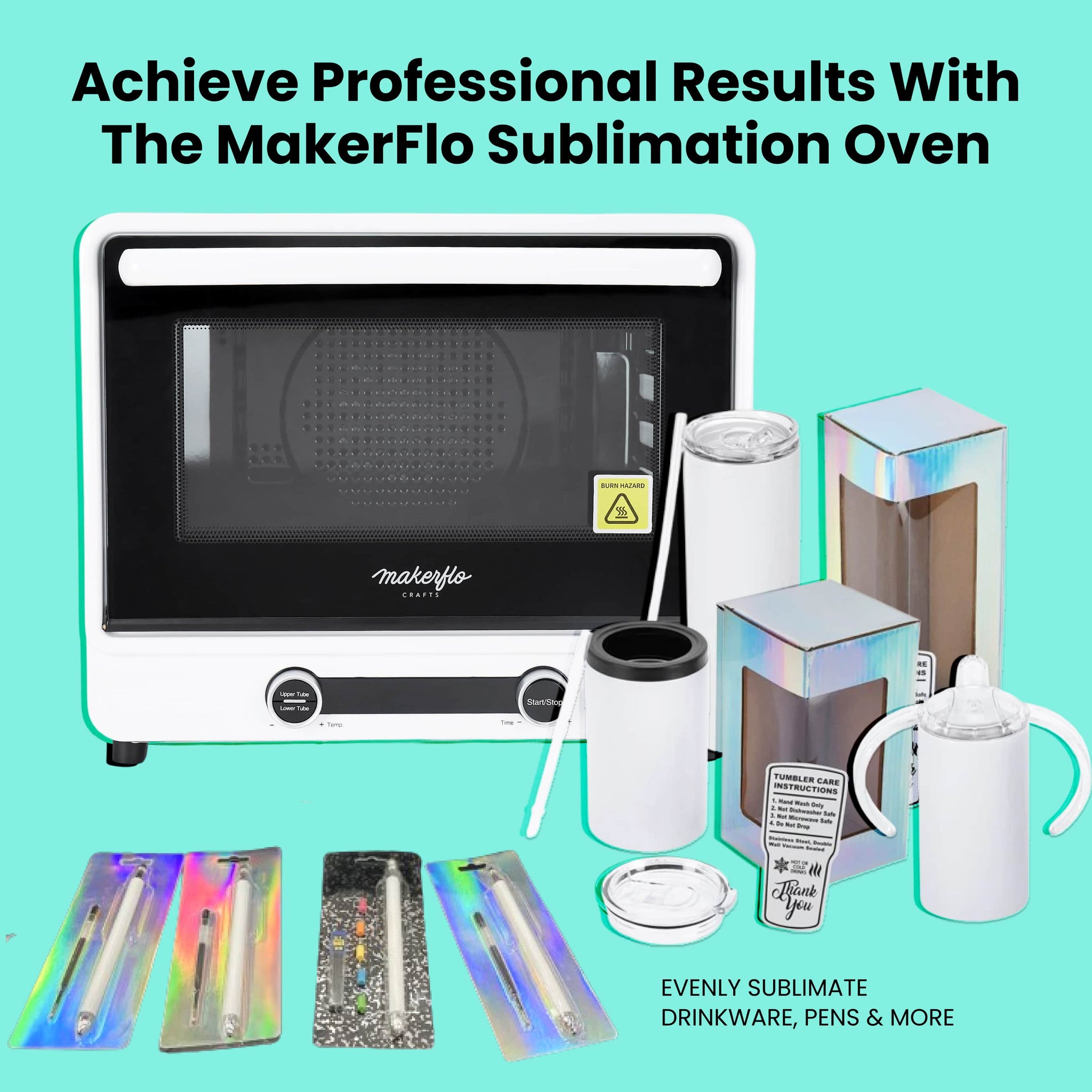sublimation oven, achieve professional results when baking sublimation tumblers