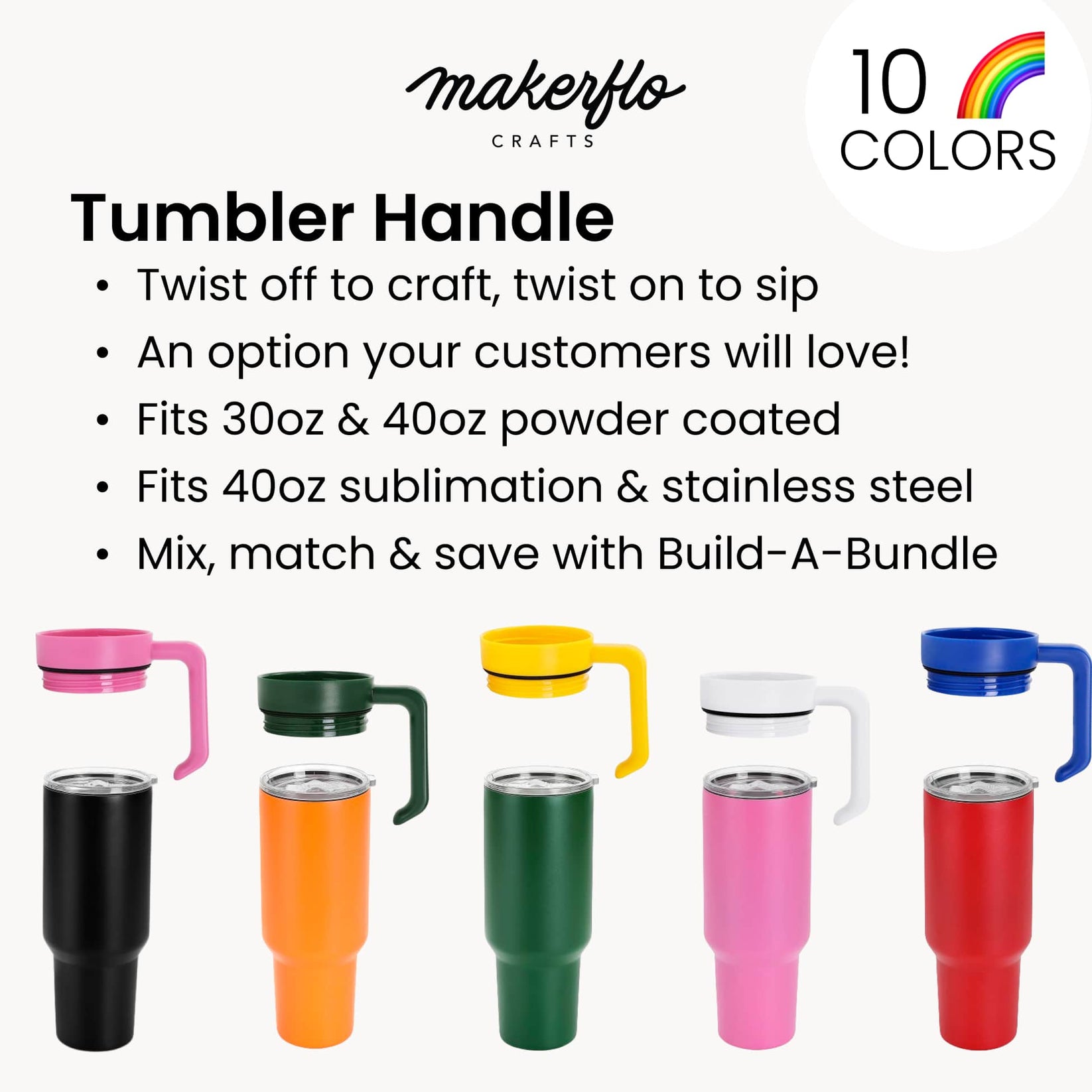 tumbler handle, highlights