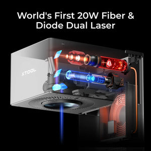 f1 ultra 20W fiber and diode dual laser