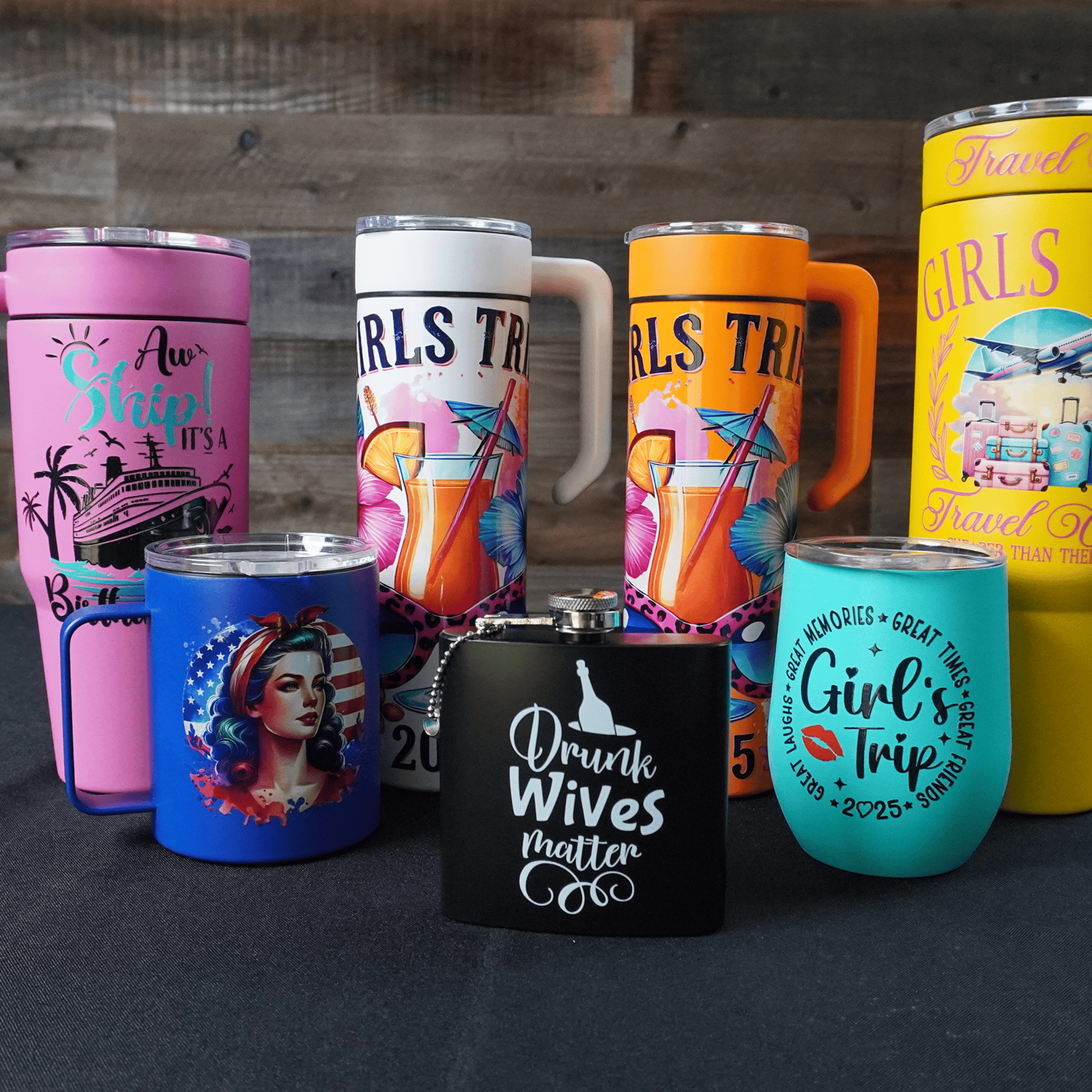 uv dtf stickers on tumblers