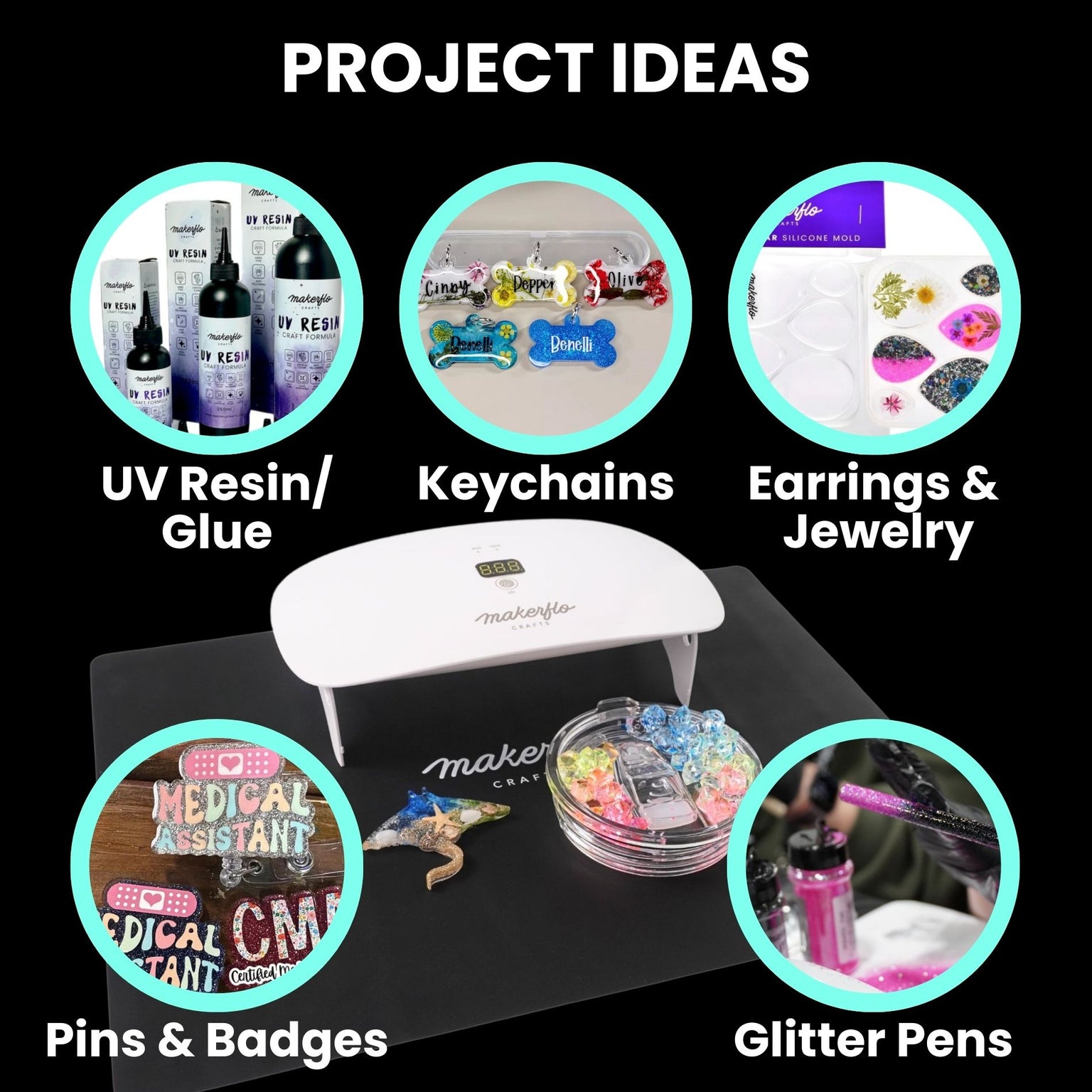 uv lamp resin project ideas