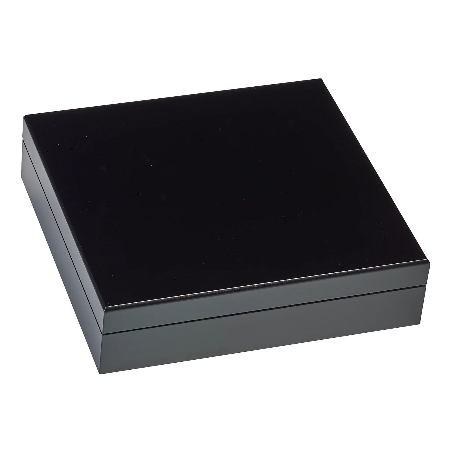 valet box, veneer finish for laser engraving, black