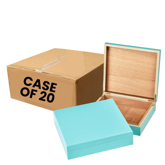 valet box, cedar lined, hinged lid, mint, case of 20