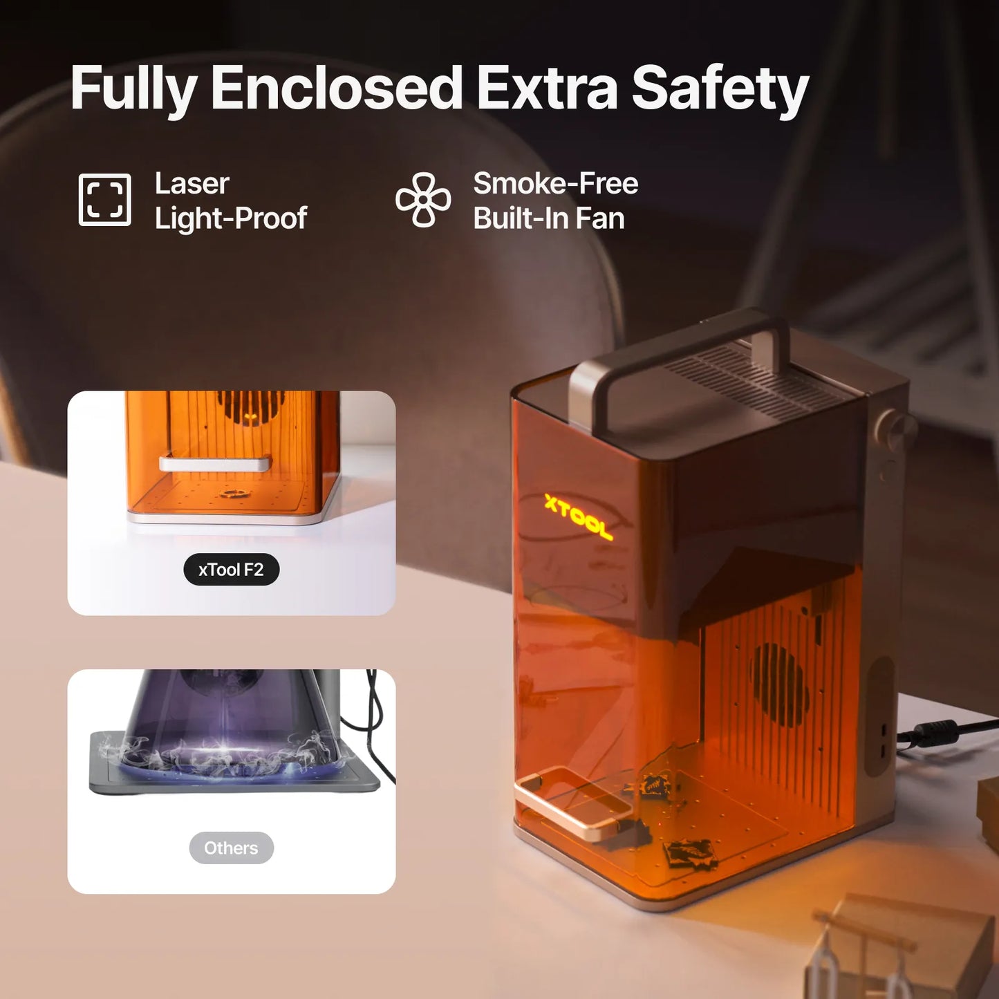 xTool F2 5W IR & 15W Diode Portable Dual Laser Engraver