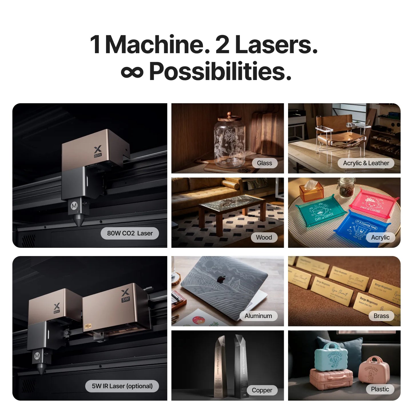 xTool P3 80W CO2 Laser Cutter & Engraver