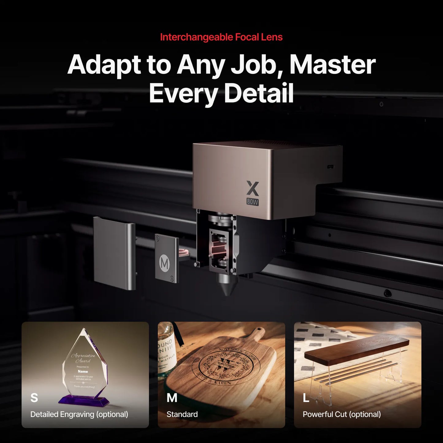 xTool P3 80W CO2 Laser Cutter & Engraver