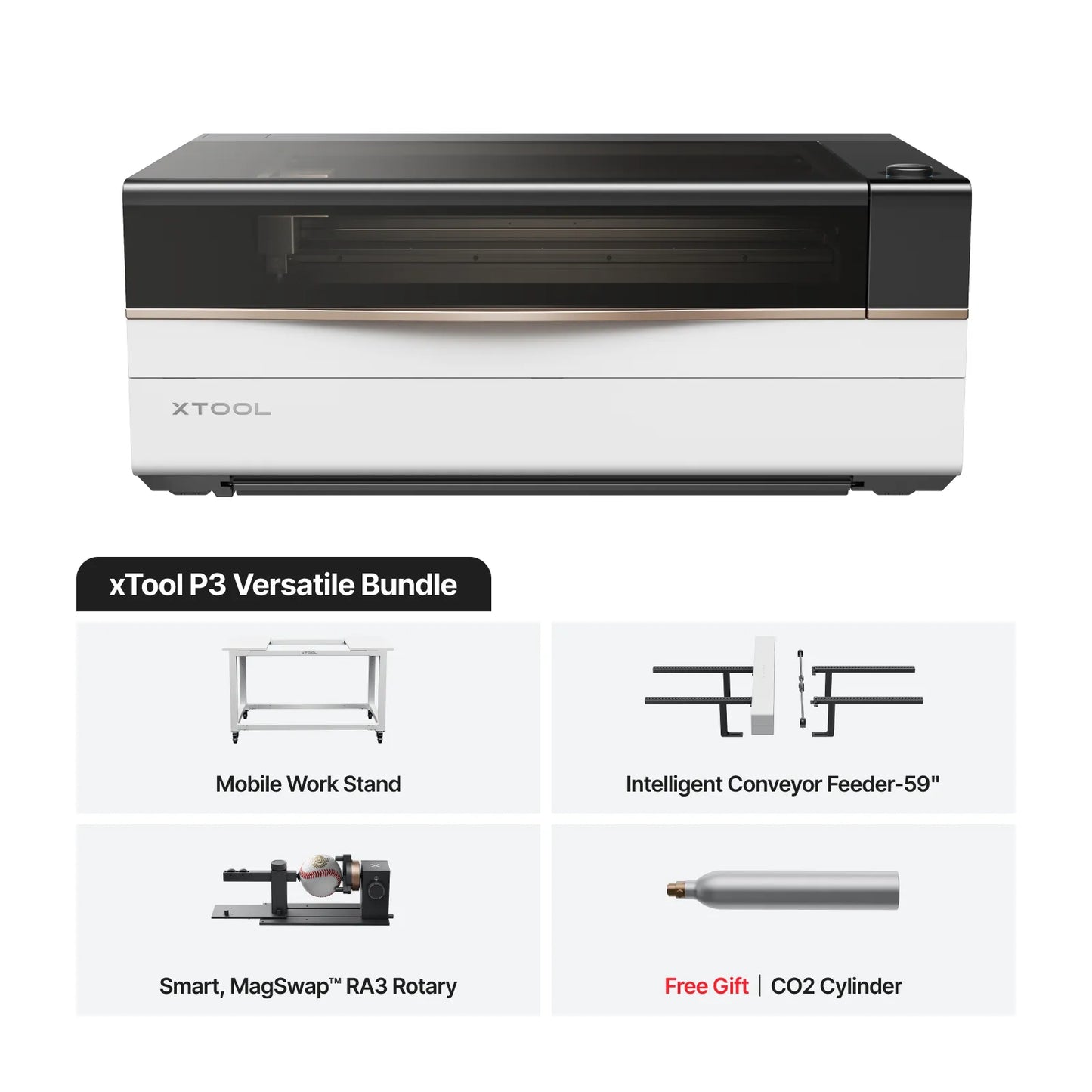 xTool P3 80W CO2 Laser Cutter & Engraver