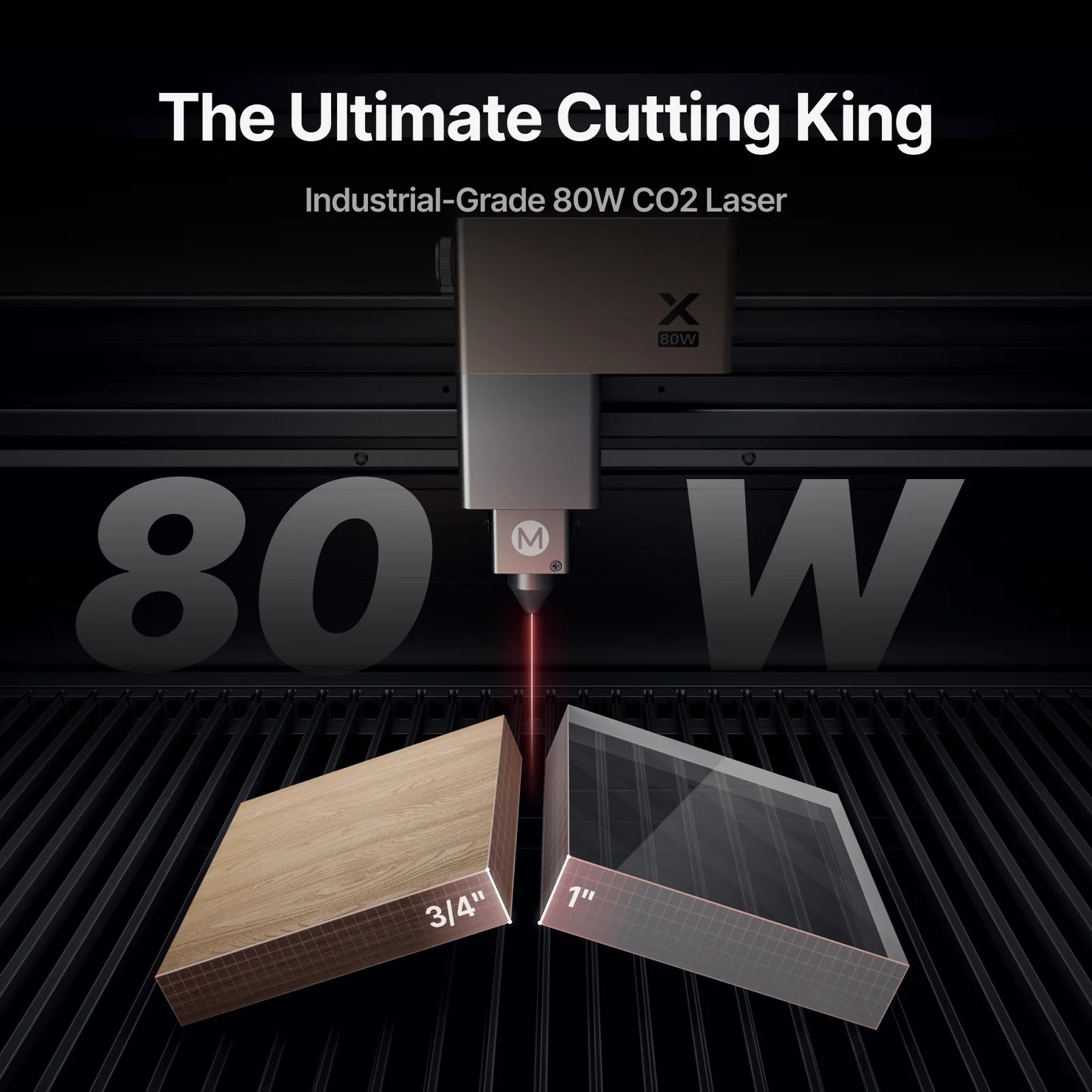 xTool P3 80W CO2 Laser Cutter & Engraver