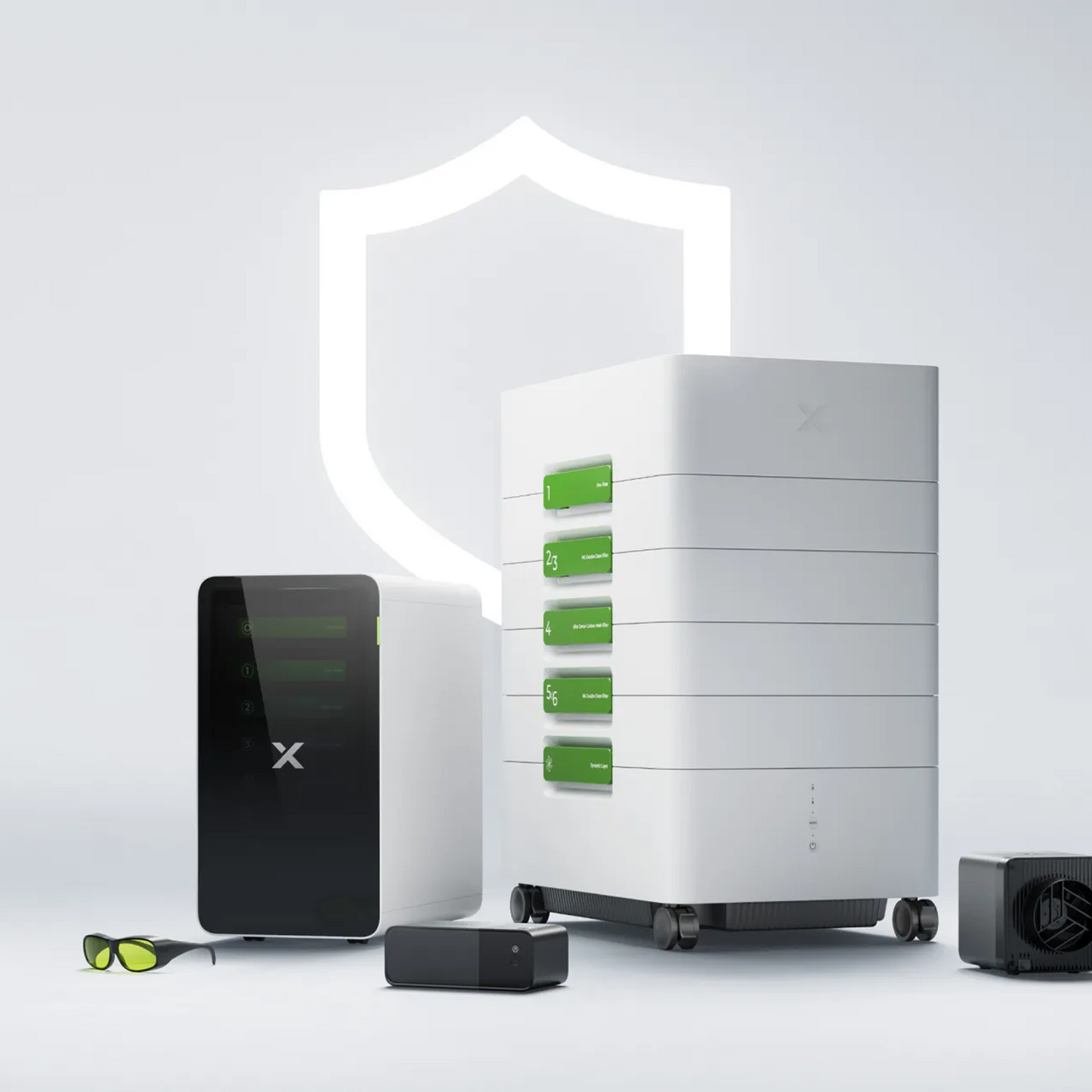 xTool SafetyPro™ AP2 or AP2 Max Air Purifier with SuperCyclone