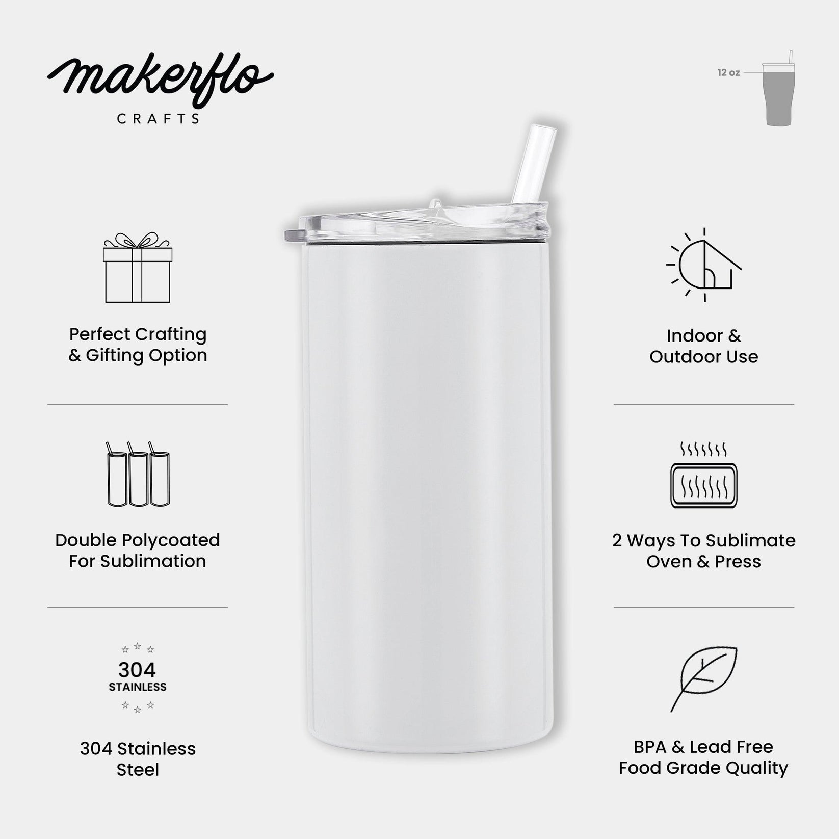 slim can cooler, 2 in 1 12oz tumbler, highlights