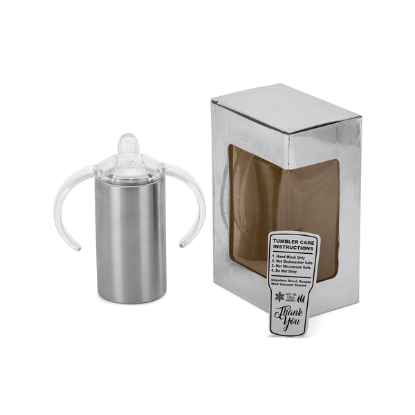 12oz Stainless Steel Sippy Cup | Craft with Epoxy & Vinyl