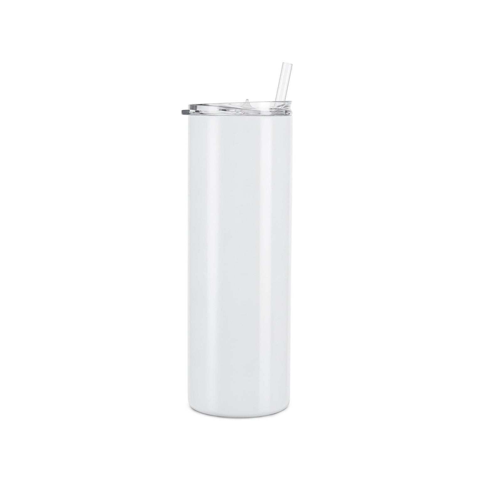 glow in the dark sublimation tumbler, 20oz skinny, blank, looks white