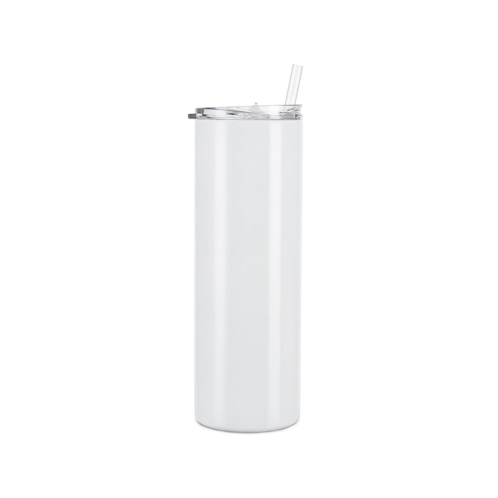 glow in the dark sublimation tumbler, 20oz skinny, blank, looks white