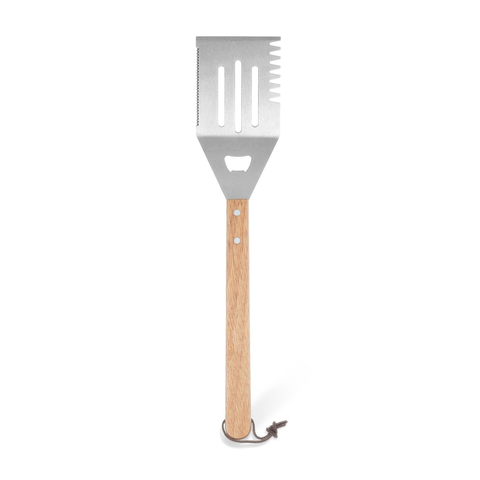 BBQ Grill Spatula, bamboo wood handle