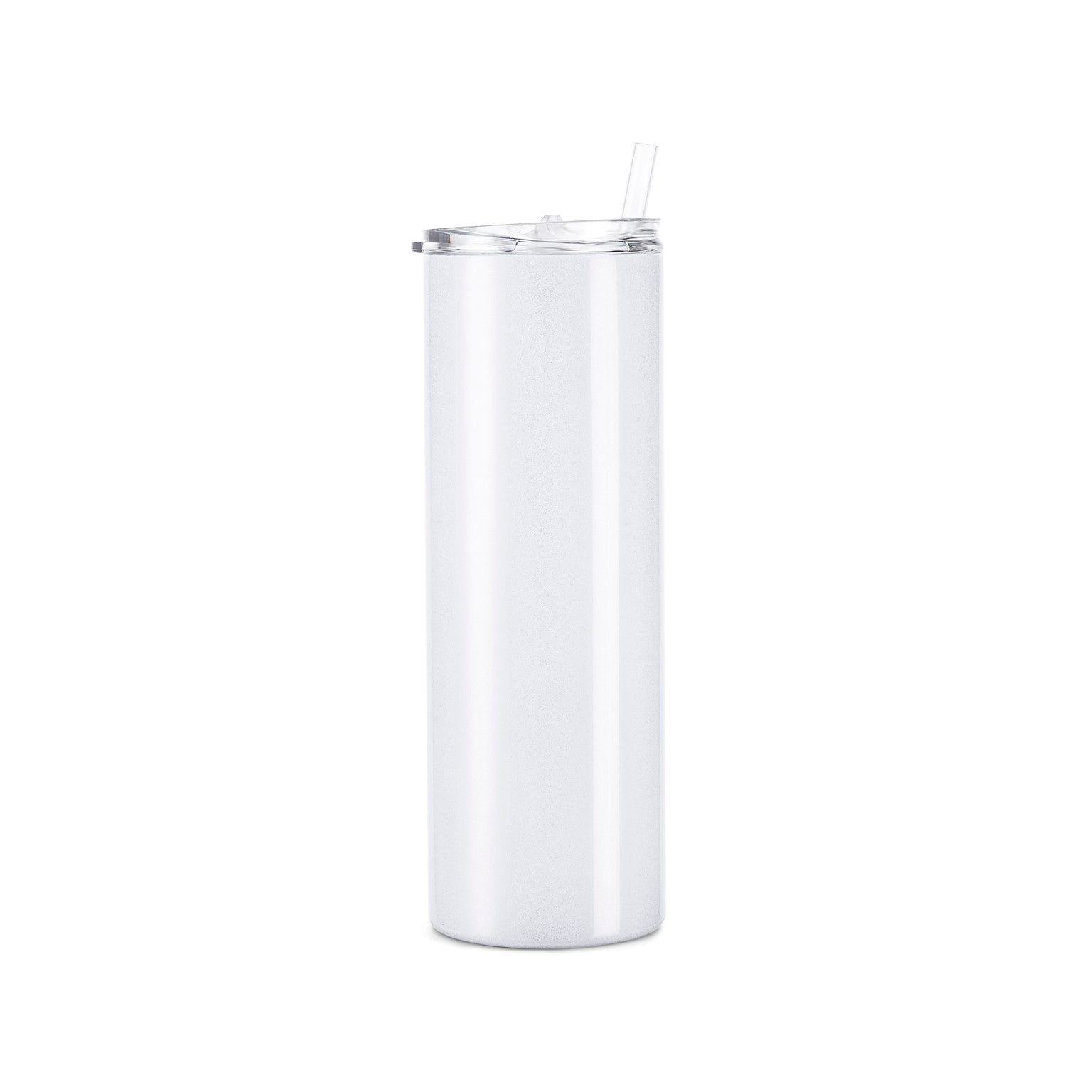glitter shimmer tumbler with straw