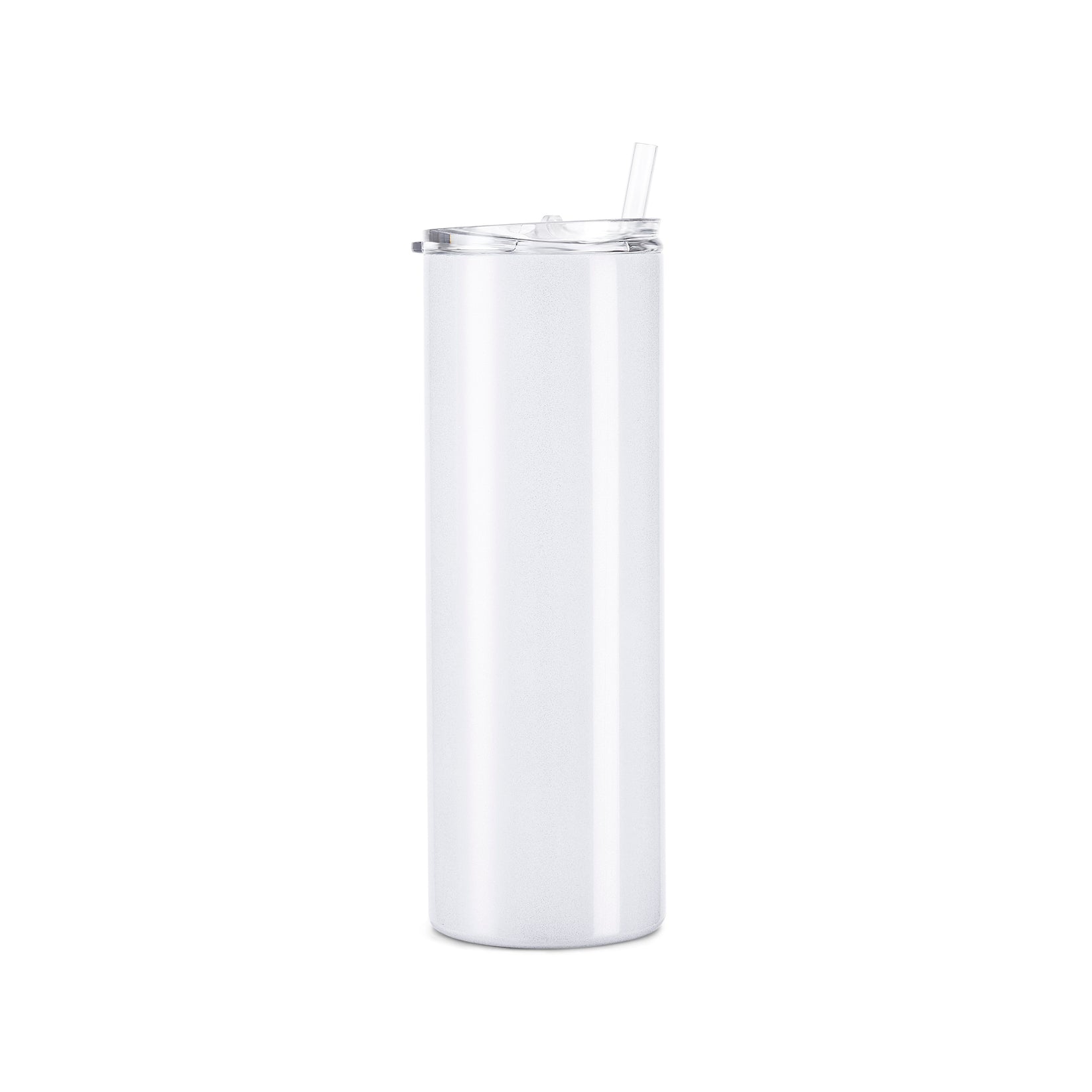 glitter shimmer tumbler with straw