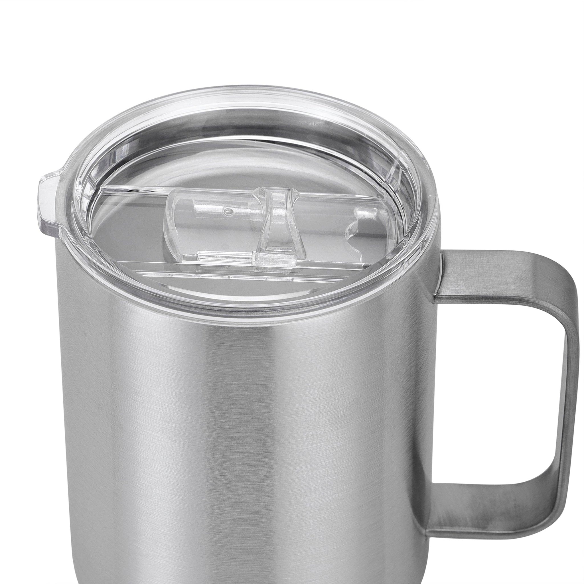 stainless steel mug, 12oz, lid