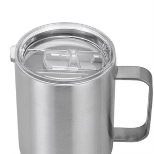 stainless steel mug, 12oz, lid