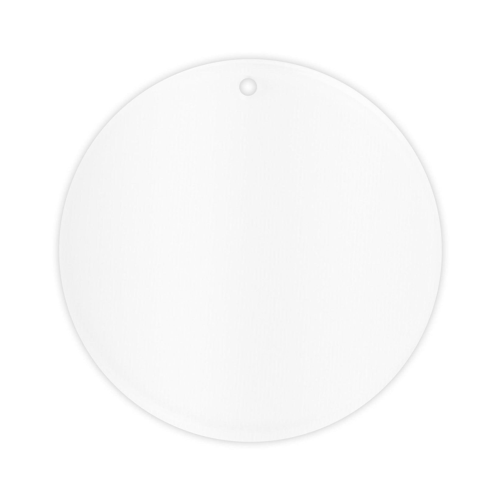 round acrylic keychain blank