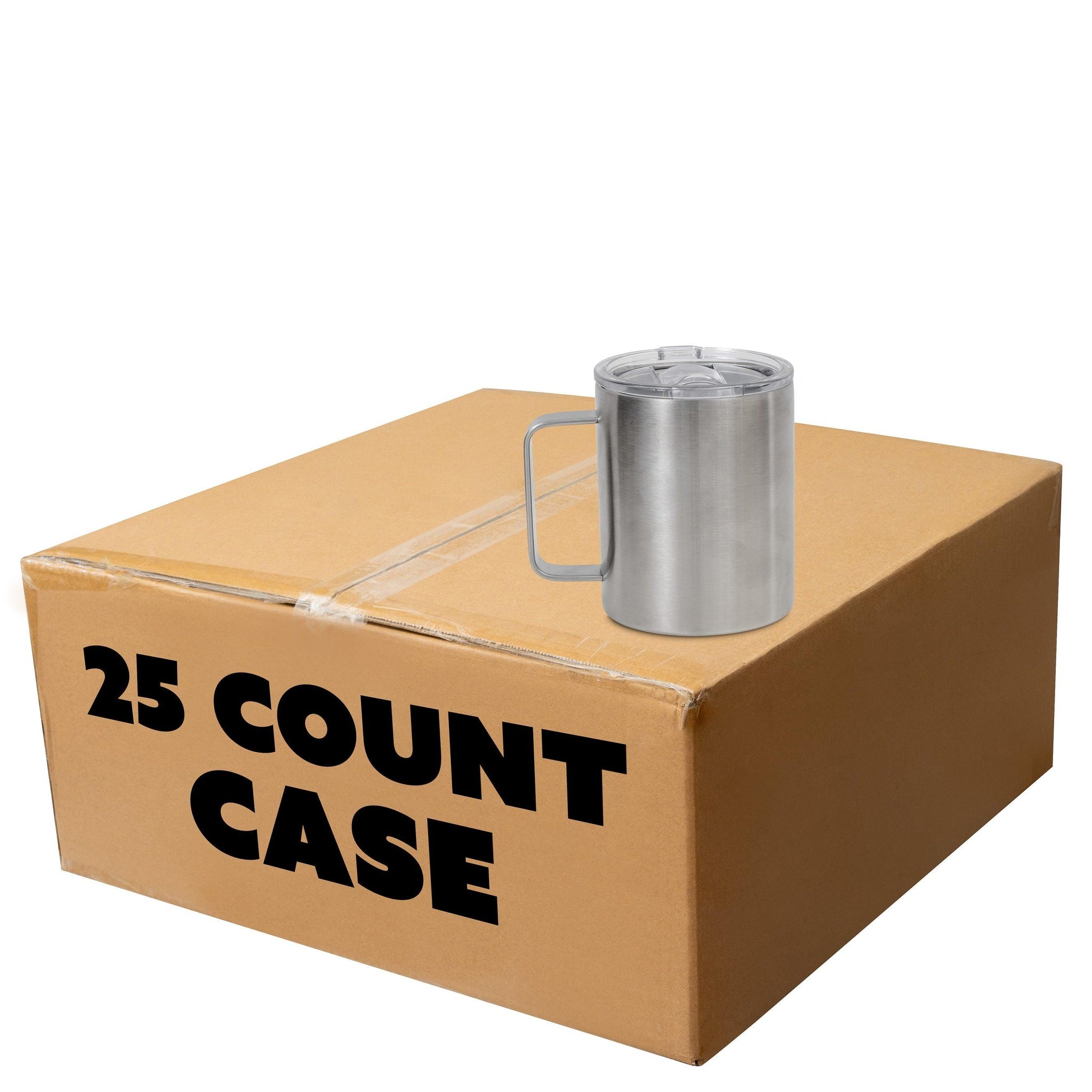 stainless steel mug, case of 25