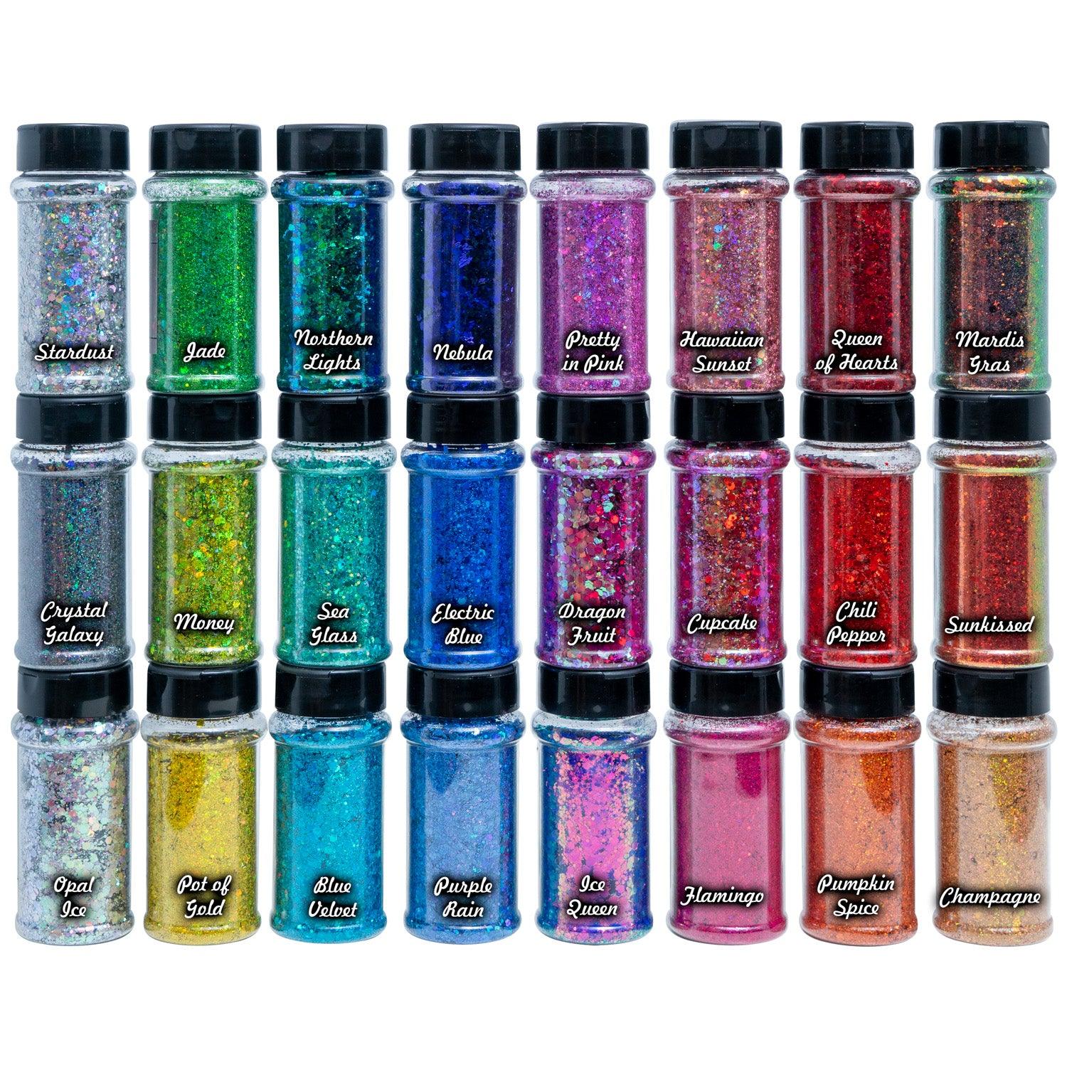 chunky mix glitter colors - 24 in pack