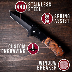 “the beast” pocket knife features